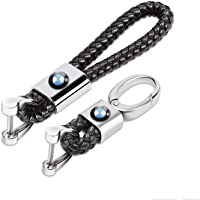 Los mejores  - MIKAFEN Llaveros de piel para coche- con logotipo de coche- para Mercedes- BMW- Cadillac- Lexus- Ford- Toyota- VW Honda…